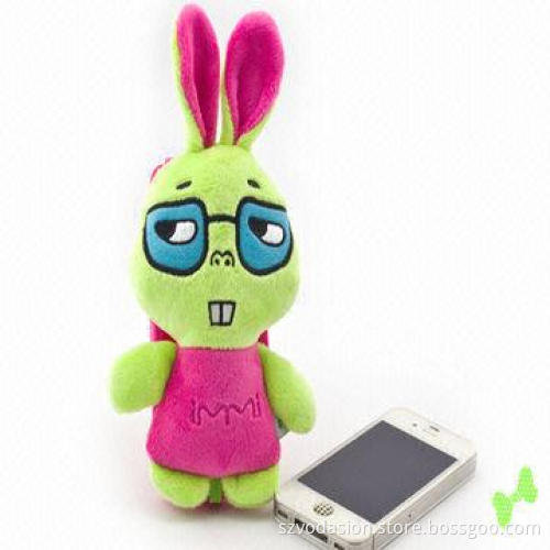 Unique super rabbit plush case for iPhone 5, made of super soft plush